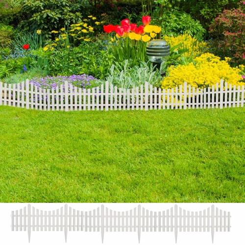 Bedhegn 17 stk. 10 m hvid