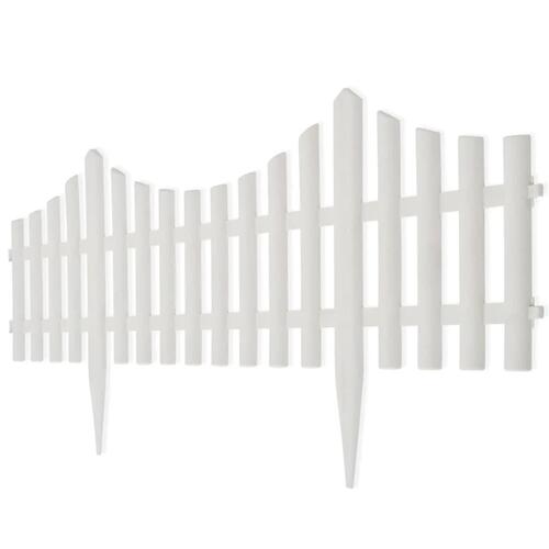 Bedhegn 17 stk. 10 m hvid