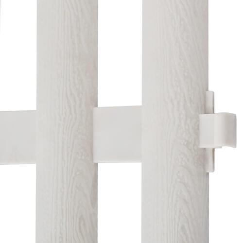 Bedhegn 17 stk. 10 m hvid