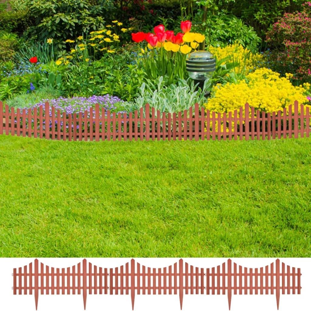 Bedhegn 17 stk. 10 m brun
