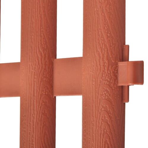 Bedhegn 17 stk. 10 m brun