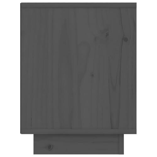 Sengeborde 2 stk. 40x30x40 cm massivt fyrretræ grå