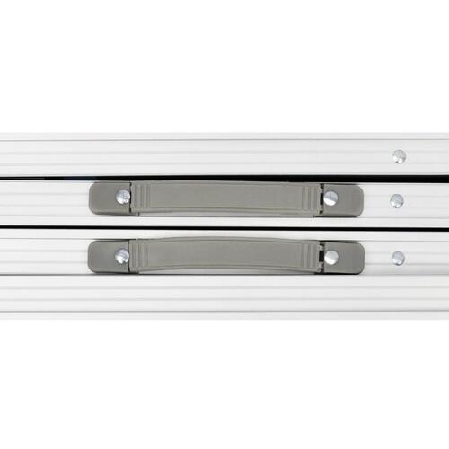 Sammenklappeligt campingbord justérbart aluminium 240 x 60 cm