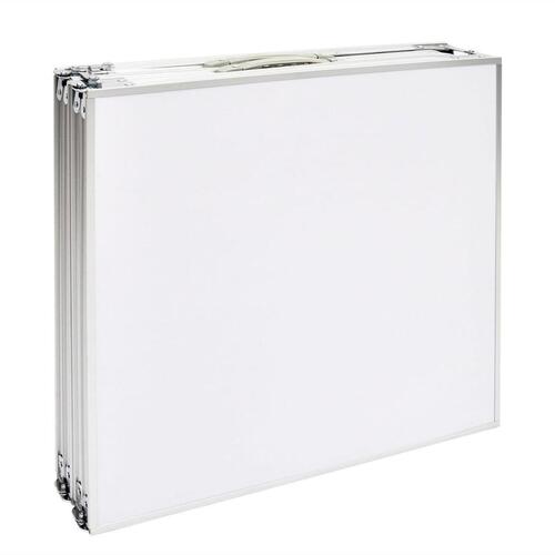 Sammenklappeligt campingbord justérbart aluminium 240 x 60 cm