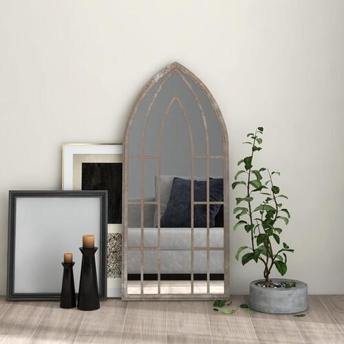Spejl 100x45 cm jern sandfarvet
