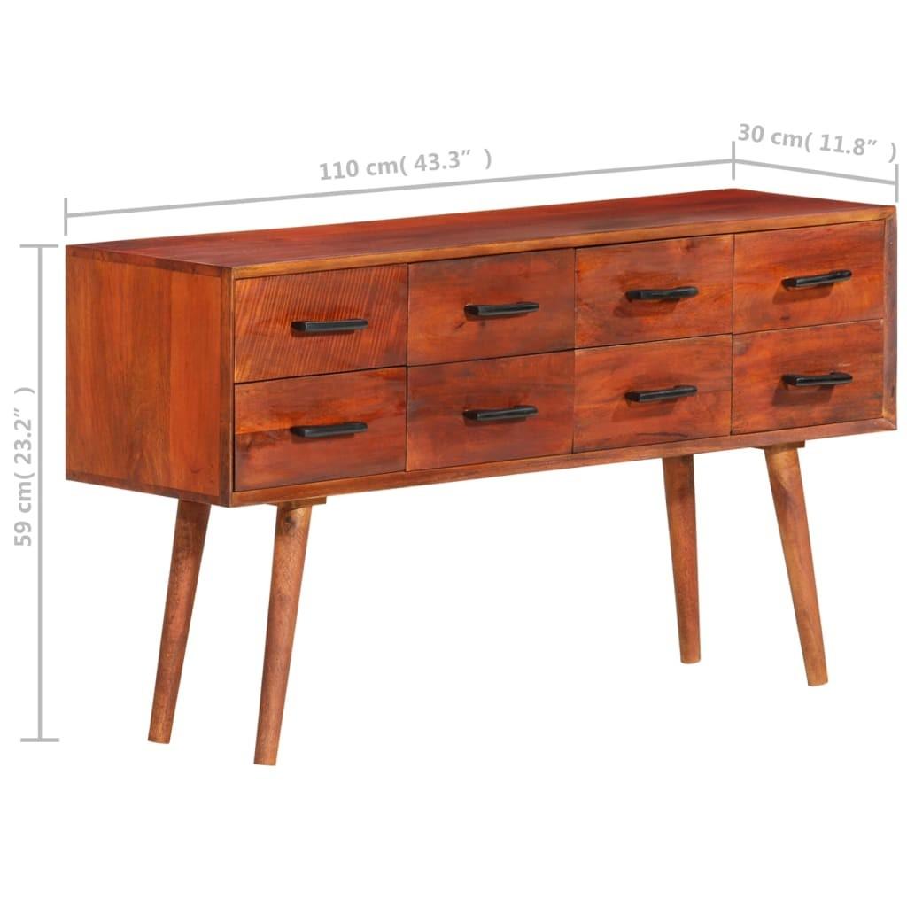 Skænk 110x30x59 cm massivt mangotræ