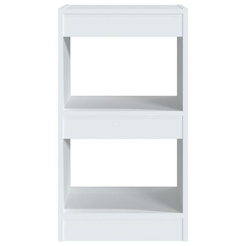 Bogreol/rumdeler 40x30x72 cm hvid