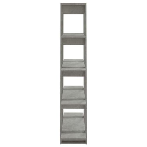 Bogreol/rumdeler 100x30x160 cm betongrå