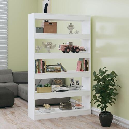 Bogreol/rumdeler 100x30x166 cm hvid