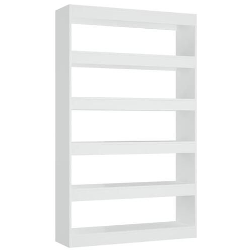 Bogreol/rumdeler 100x30x166 cm hvid
