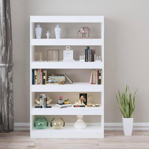 Bogreol/rumdeler 100x30x166 cm hvid