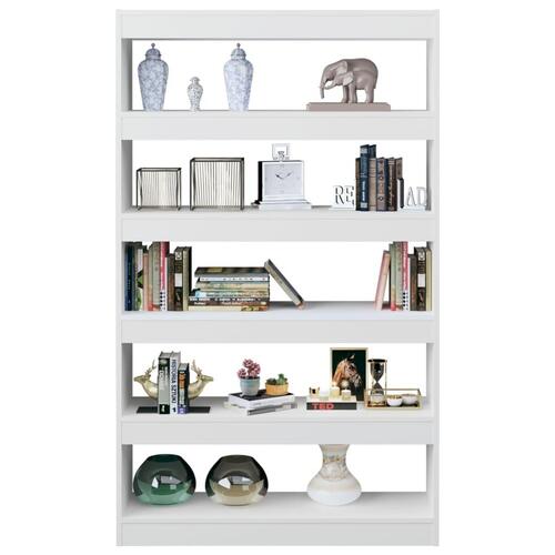 Bogreol/rumdeler 100x30x166 cm hvid