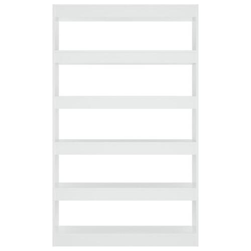 Bogreol/rumdeler 100x30x166 cm hvid