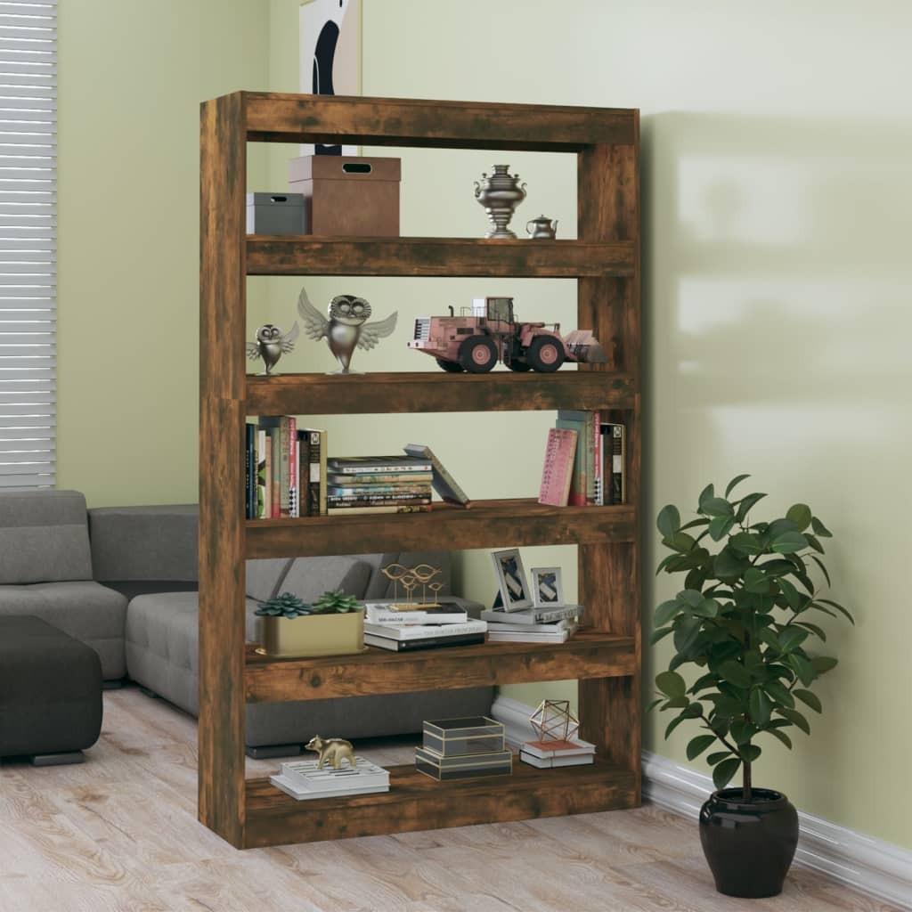 Bogreol/rumdeler 100x30x166 cm sonoma-eg