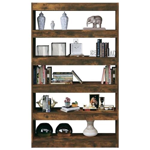 Bogreol/rumdeler 100x30x166 cm sonoma-eg