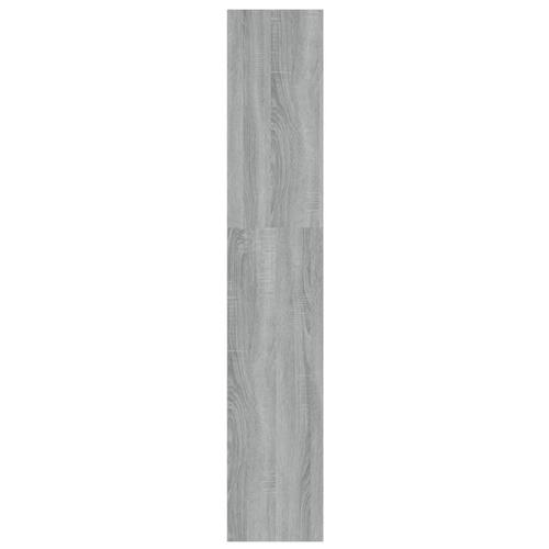 Bogreol/rumdeler 100x30x166 cm grå sonoma-eg