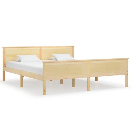 Sengeramme 180x200 cm massivt fyrretræ
