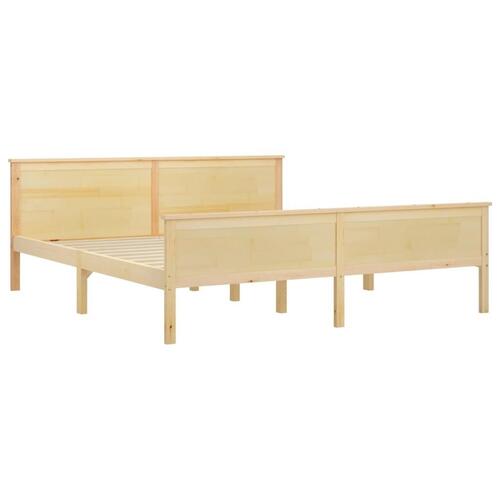 Sengeramme 180x200 cm massivt fyrretræ