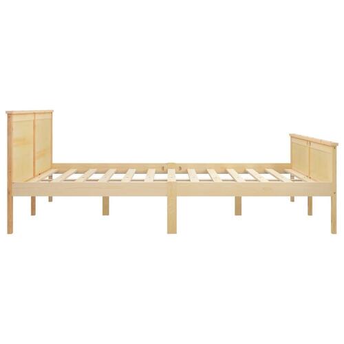 Sengeramme 180x200 cm massivt fyrretræ