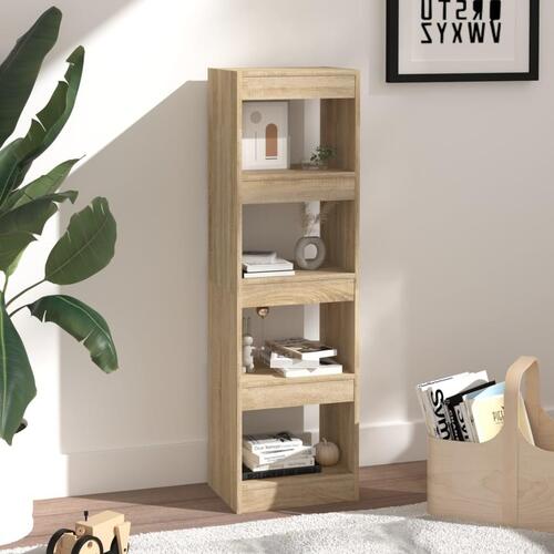 Bogreol/rumdeler 40x30x135 cm sonoma-eg
