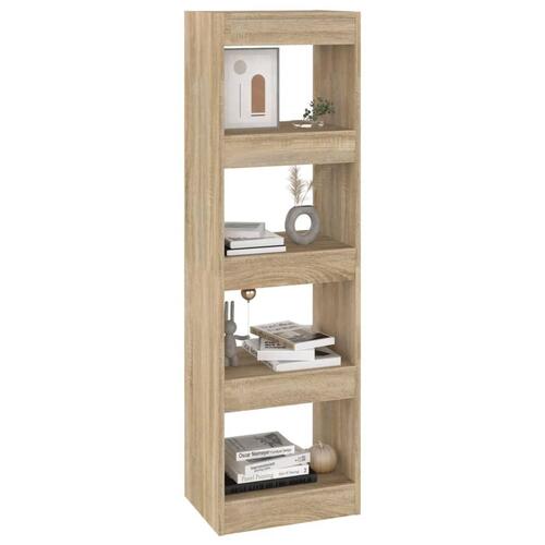 Bogreol/rumdeler 40x30x135 cm sonoma-eg