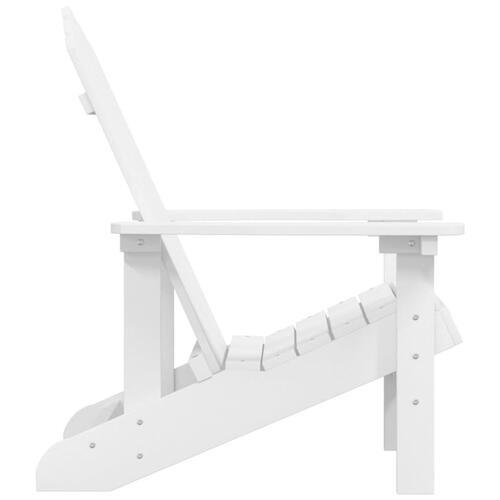 Adirondack-havestol HDPE hvid