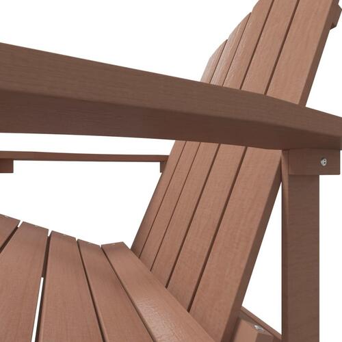 Adirondack-havestol HDPE brun