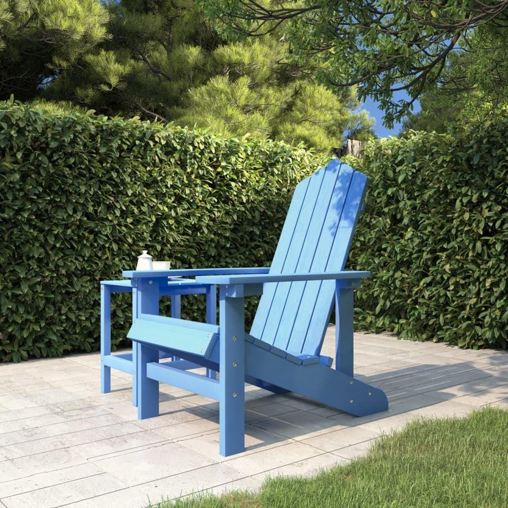 Adirondack-havestol HDPE blå