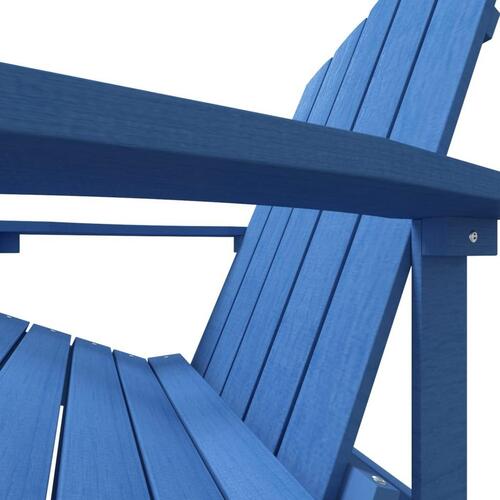 Adirondack-havestol HDPE blå
