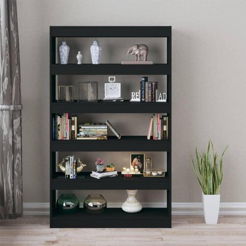 Bogreol/rumdeler 100x30x166 cm sort