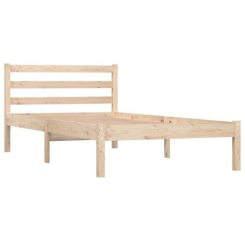 Sengeramme 90x190 cm massivt fyrretræ