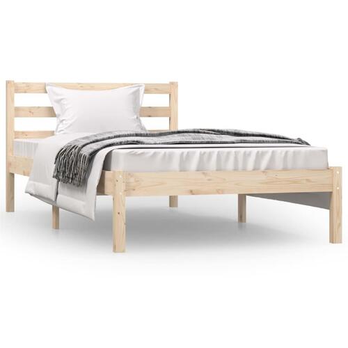 Sengeramme 90x190 cm massivt fyrretræ