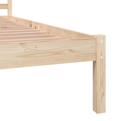Sengeramme 90x190 cm massivt fyrretræ
