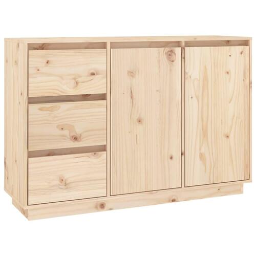 Skænk 111x34x75 cm massivt fyrretræ