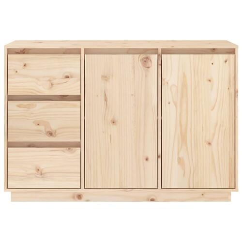 Skænk 111x34x75 cm massivt fyrretræ