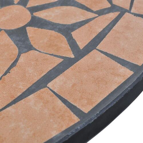 Bistrobord 60 cm mosaik terracotta