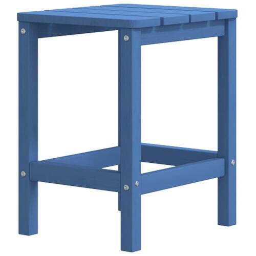 Adirondack-havebord 38x38x46 HDPE blå