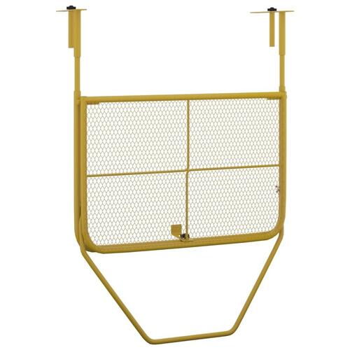 Altanbord 60x40 cm stål guldfarvet