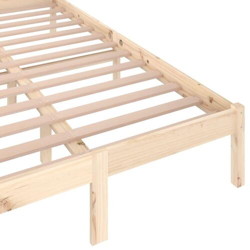 Sengeramme 120x200 cm massivt fyrretræ