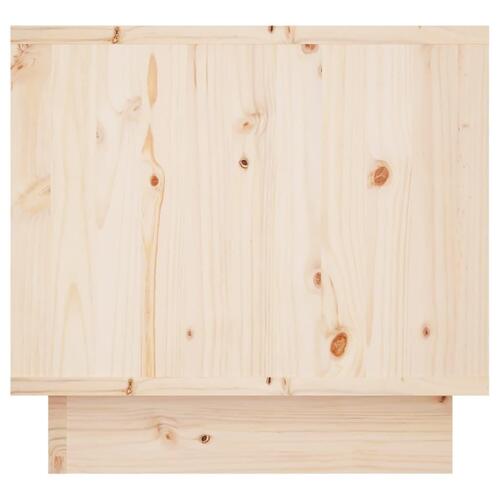 Sengebord 35x34x32 cm massivt fyrretræ