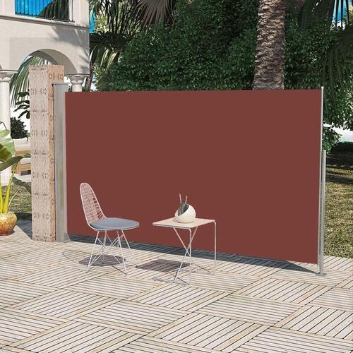Sidemarkise til terrasse 160x300 cm brun