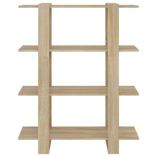 Bogreol/rumdeler 100x30x123,5 cm sonoma-eg