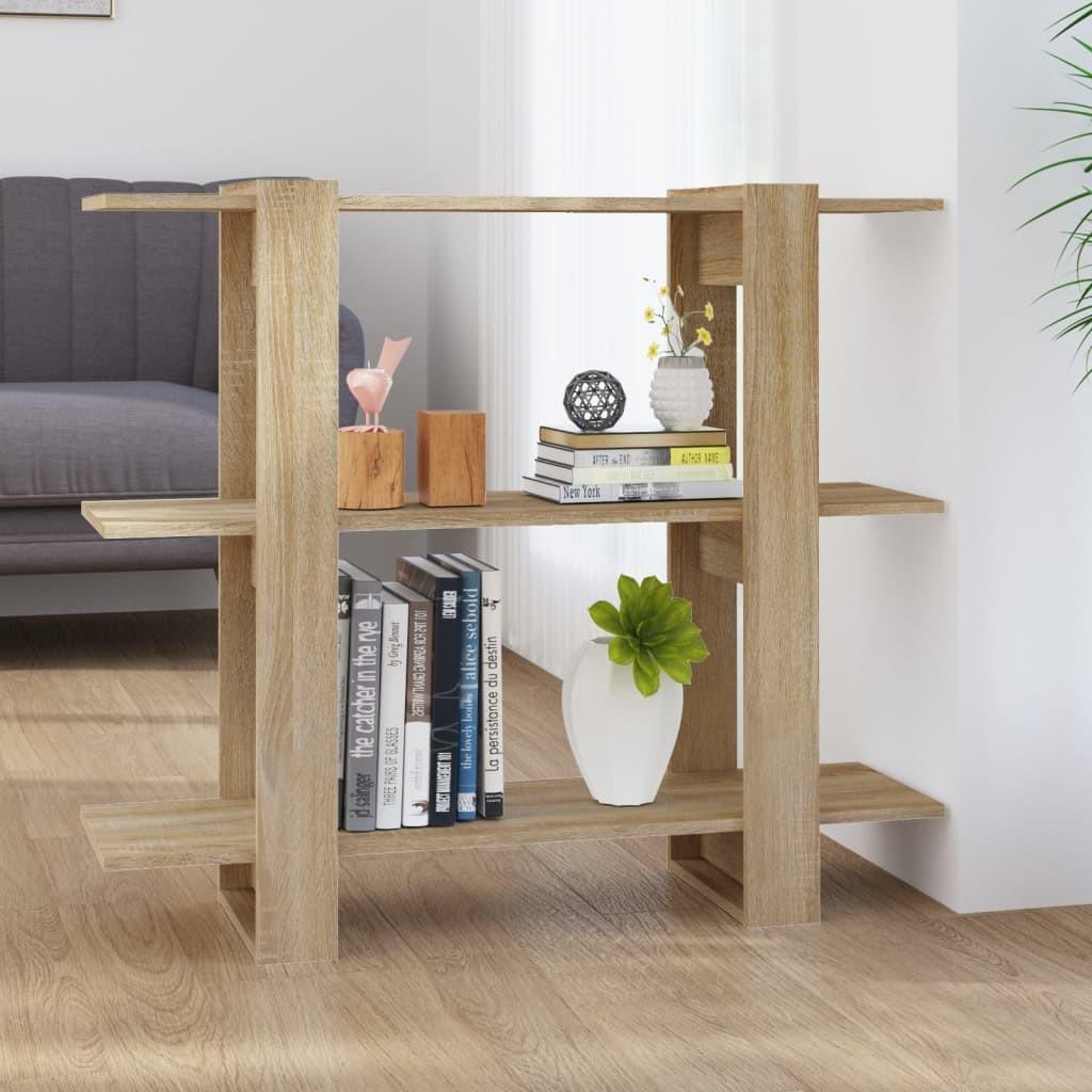 Bogreol/rumdeler 100x30x87 cm sonoma-eg