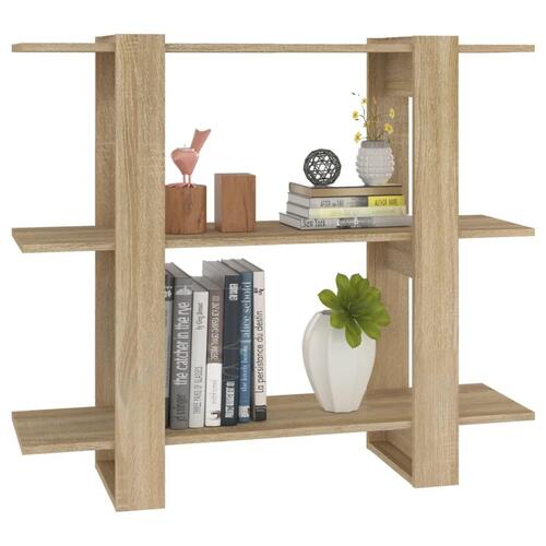 Bogreol/rumdeler 100x30x87 cm sonoma-eg