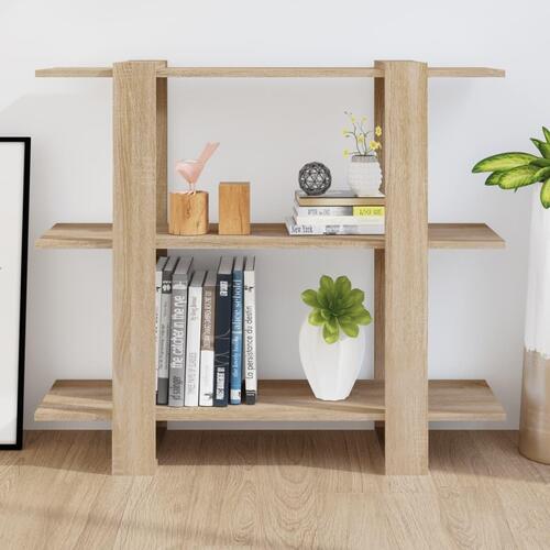 Bogreol/rumdeler 100x30x87 cm sonoma-eg