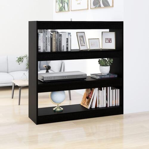 Bogreol/rumdeler 100x30x103 cm sort