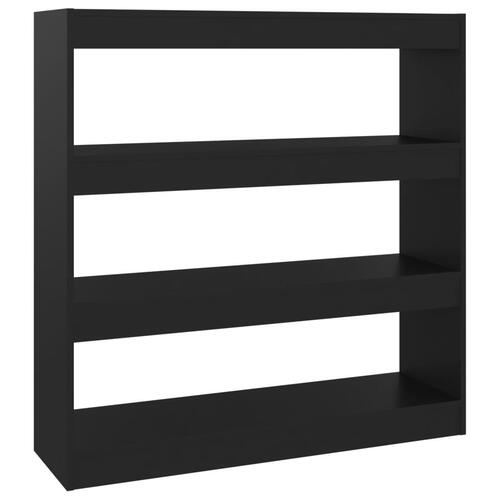 Bogreol/rumdeler 100x30x103 cm sort