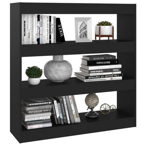 Bogreol/rumdeler 100x30x103 cm sort