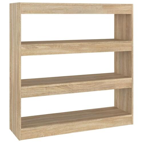 Bogreol/rumdeler 100x30x103 cm sonoma-eg