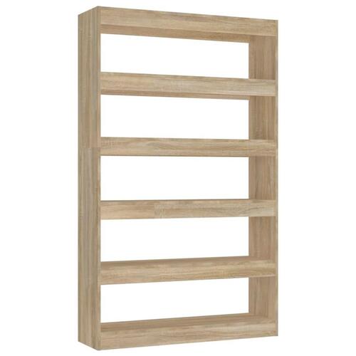 Bogreol/rumdeler 100x30x166 cm sonoma-eg